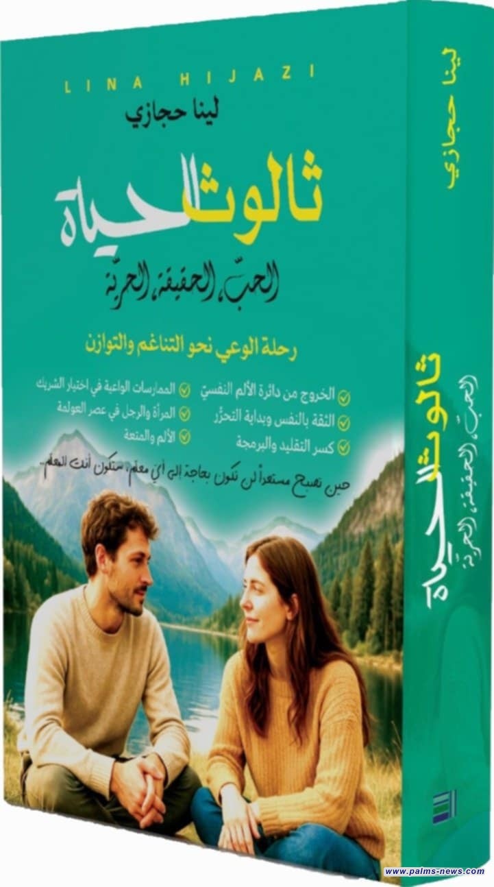 لبنى حجازي تصدر "ثالوث الحياة: الحبّ، الحقيقة، الحريّة"